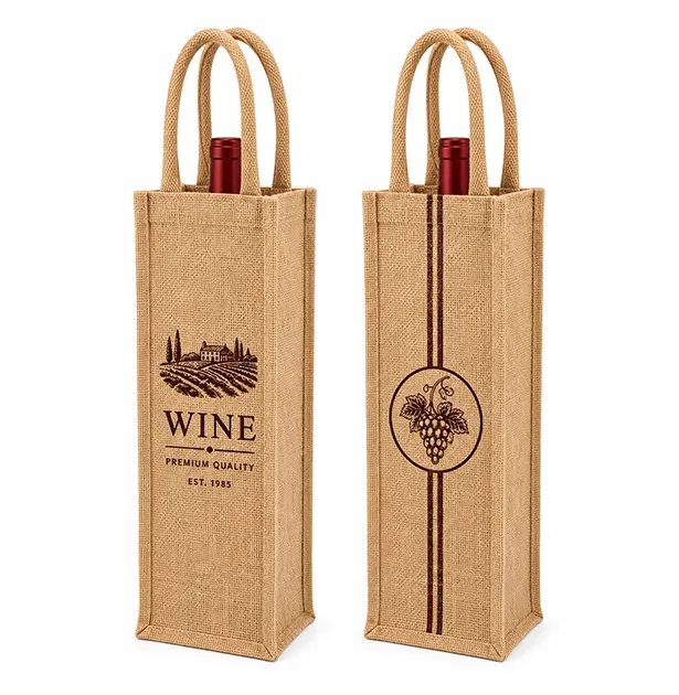 Jute Wine Bags