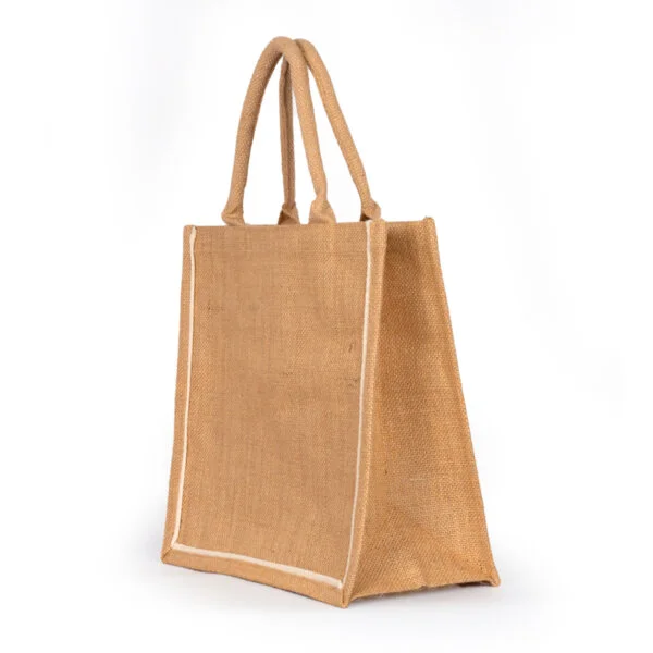 Premium Golden shopping Jute Bags from india